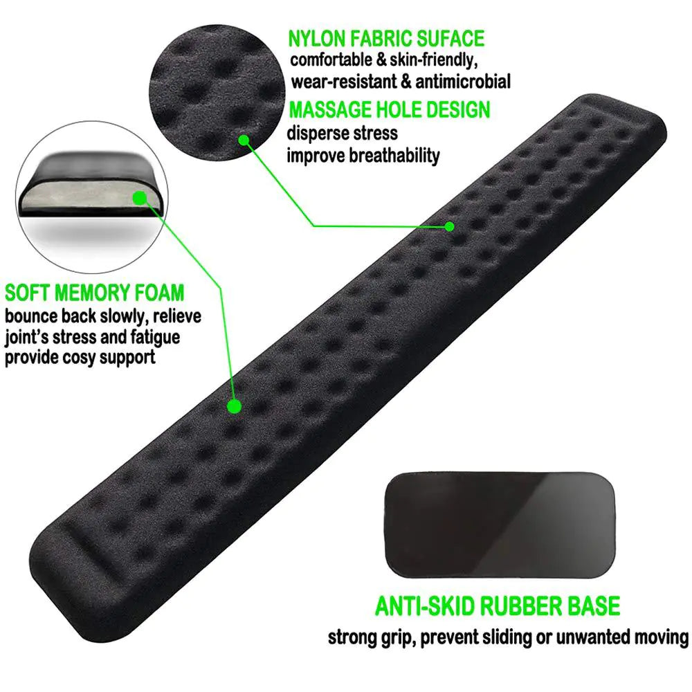 Keyboard and Mouse Wrist Rest Support