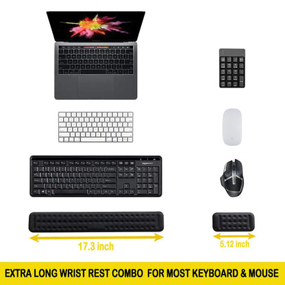 Keyboard and Mouse Wrist Rest Support