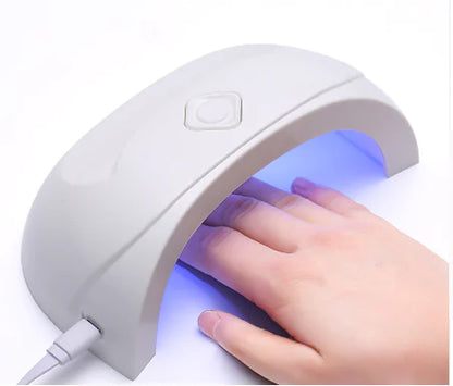 Mini Nail UV Lamp, 18W Portable LED Nail Dryer